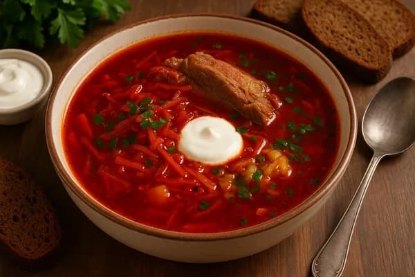 Класичний український борщ