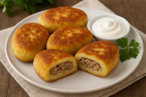 Картопляні зрази з м’ясом