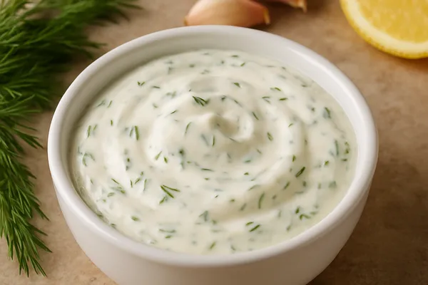 Соус сметанно-часниковий