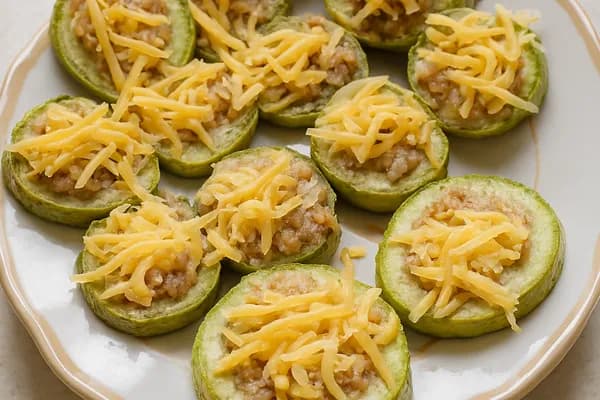 Кабачки з тунцем та сиром