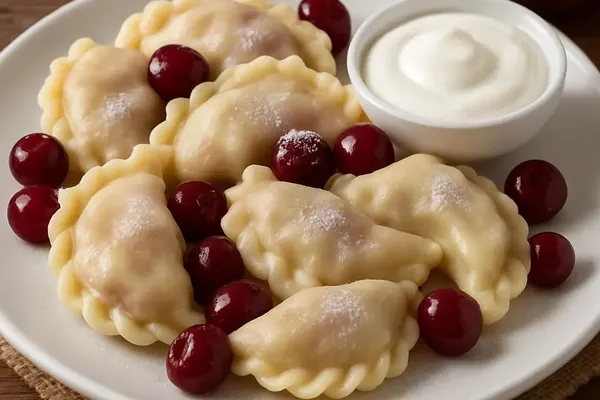 Вареники з вишнями