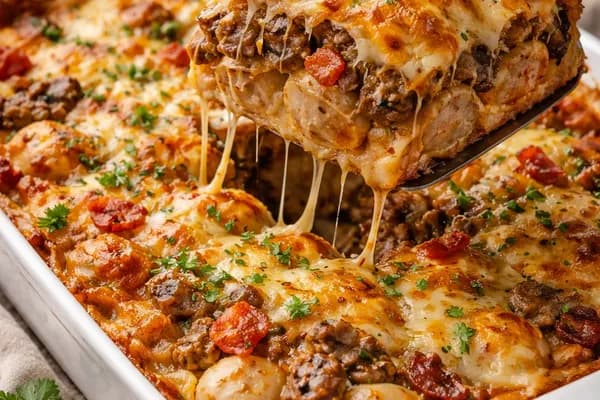 Лазанья з пельменів по-українськи