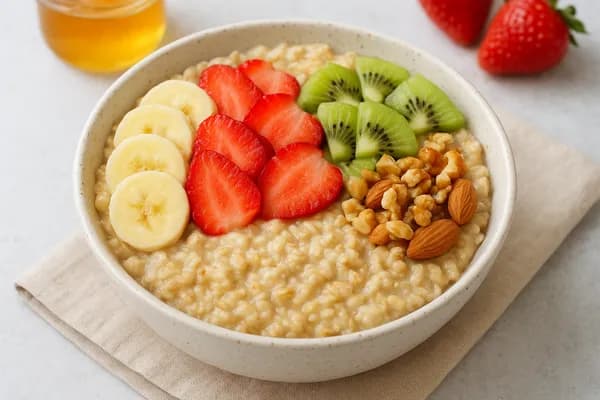 Вівсянка з фруктами