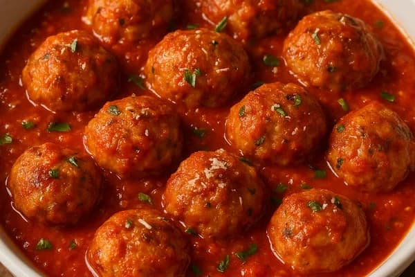 Курячі фрикадельки в соусі маринара