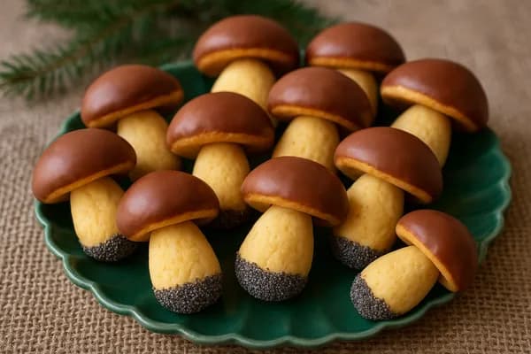 Домашнє печиво-грибочки